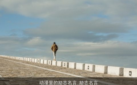 动漫里的励志名言_励志名言