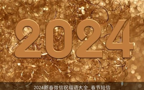 2024新春微信祝福语大全_春节短信