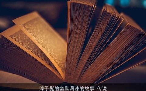 淳于髡的幽默讽谏的故事_传说