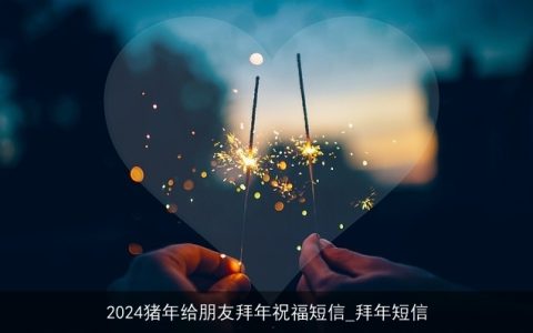 2024猪年给朋友拜年祝福短信_拜年短信