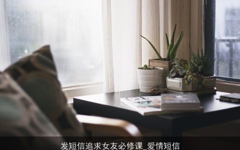 发短信追求女友必修课_爱情短信