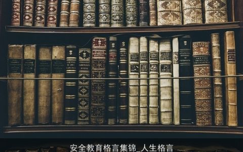 安全教育格言集锦_人生格言