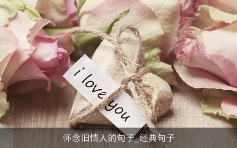 怀念旧情人的句子_经典句子