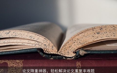 论文降重神器，轻松解决论文重复率难题