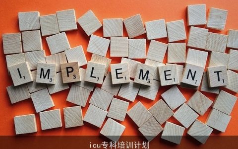 icu专科培训计划