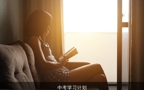 中考学习计划