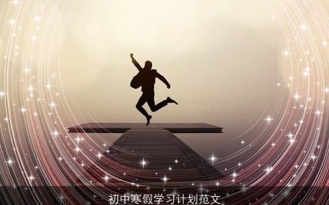 初中寒假学习计划范文