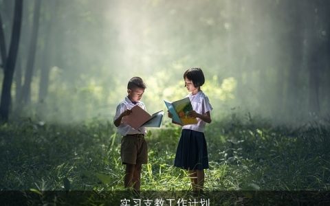 实习支教工作计划