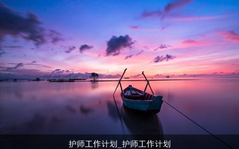 护师工作计划_护师工作计划