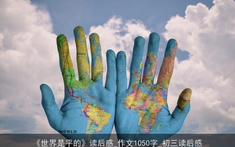 《世界是平的》读后感_作文1050字_初三读后感