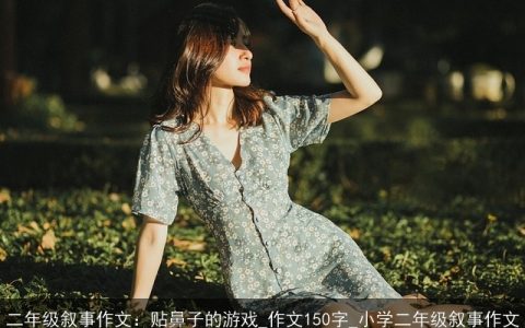 二年级叙事作文：贴鼻子的游戏_作文150字_小学二年级叙事作文