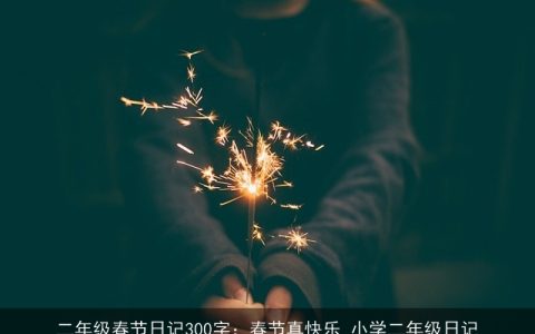 二年级春节日记300字：春节真快乐_小学二年级日记