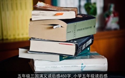 五年级三国演义读后感450字_小学五年级读后感