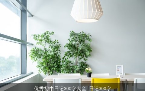 优秀初中日记300字大全_日记300字