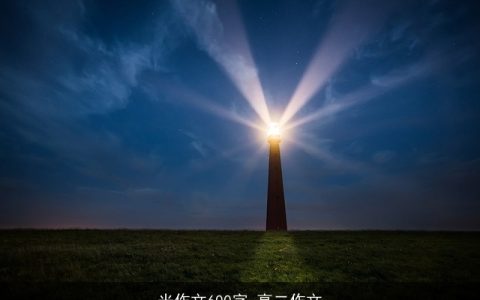 光作文600字_高二作文