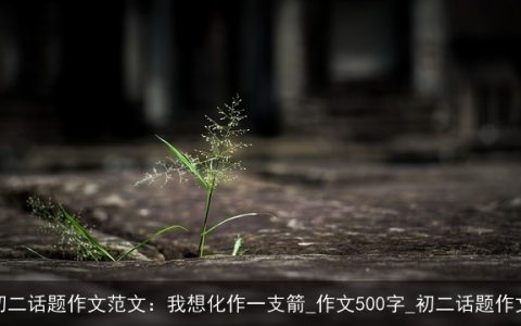 初二话题作文范文：我想化作一支箭_作文500字_初二话题作文