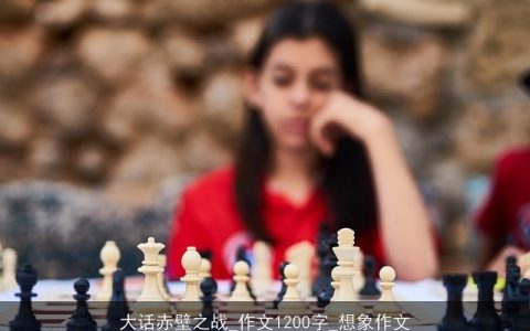大话赤壁之战_作文1200字_想象作文