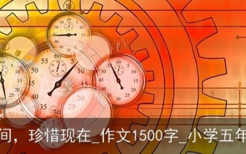 学会珍惜时间，珍惜现在_作文1500字_小学五年级材料作文