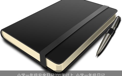 小学一年级安全日记200字以上_小学一年级日记