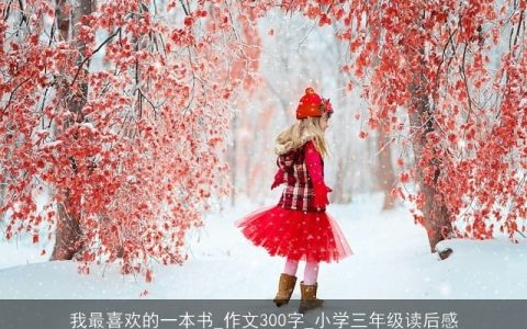 我最喜欢的一本书_作文300字_小学三年级读后感