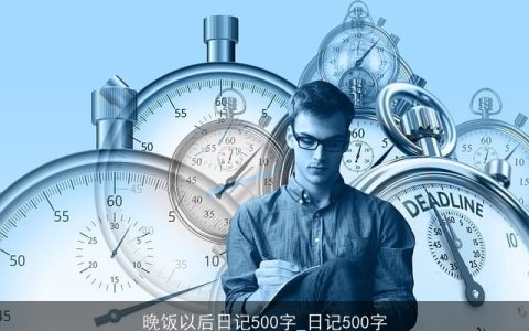 晚饭以后日记500字_日记500字