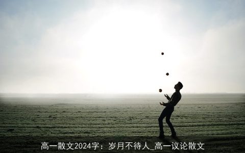 高一散文2024字：岁月不待人_高一议论散文