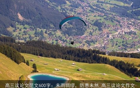 高三议论文范文600字：未雨绸缪，防患未然_高三议论文作文