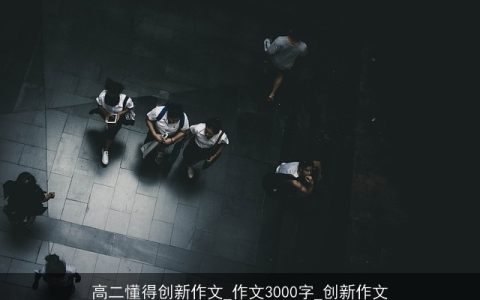 高二懂得创新作文_作文3000字_创新作文