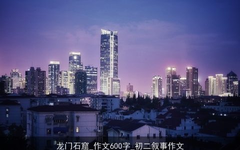 龙门石窟_作文600字_初二叙事作文
