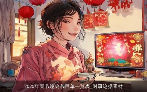 2025年春节晚会节目单一览表_时事论据素材