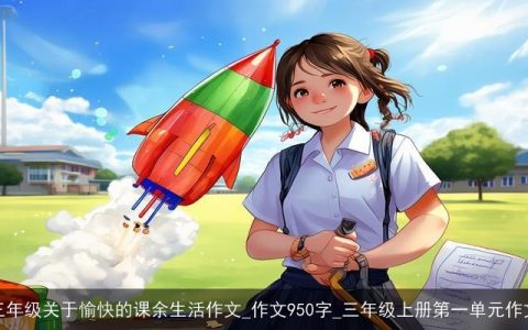 三年级关于愉快的课余生活作文_作文950字_三年级上册第一单元作文