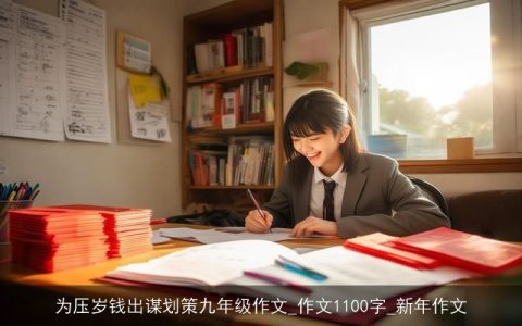 为压岁钱出谋划策九年级作文_作文1100字_新年作文