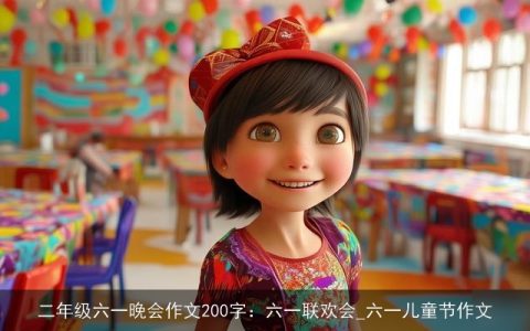 二年级六一晚会作文200字：六一联欢会_六一儿童节作文
