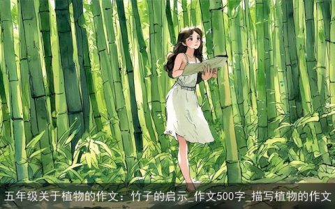 五年级关于植物的作文：竹子的启示_作文500字_描写植物的作文
