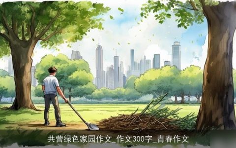 共营绿色家园作文_作文300字_青春作文