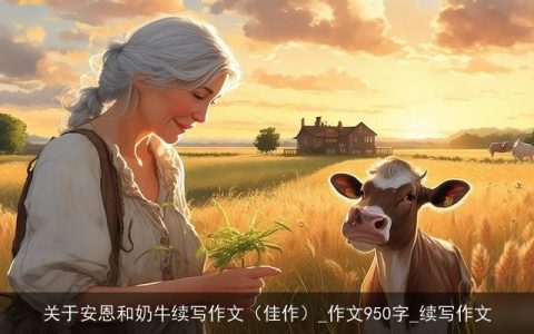 关于安恩和奶牛续写作文（佳作）_作文950字_续写作文
