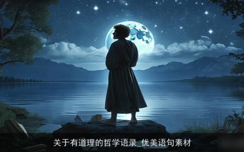 关于有道理的哲学语录_优美语句素材