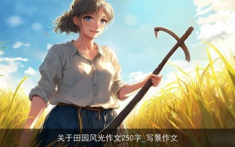 关于田园风光作文250字_写景作文