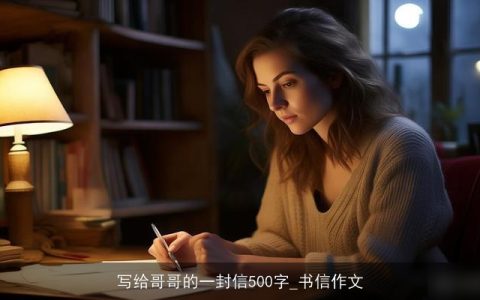 写给哥哥的一封信500字_书信作文