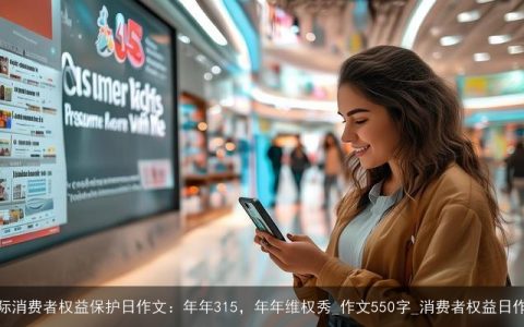 国际消费者权益保护日作文：年年315，年年维权秀_作文550字_消费者权益日作文
