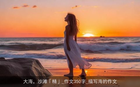 大海，沙滩「精」_作文350字_描写海的作文