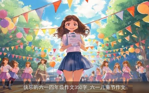 快乐的六一四年级作文350字_六一儿童节作文