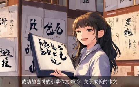 成功的喜悦的小学作文350字_关于成长的作文