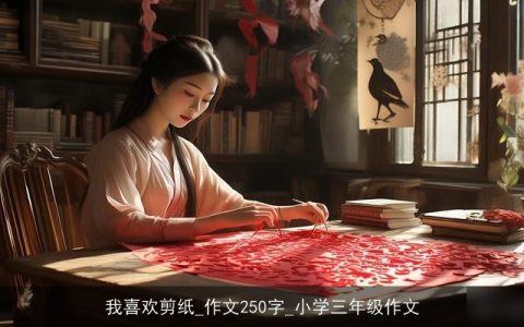 我喜欢剪纸_作文250字_小学三年级作文