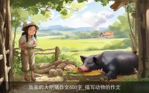 我家的大肥猪作文600字_描写动物的作文