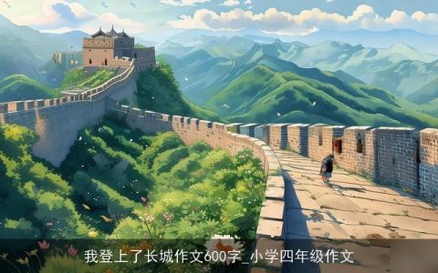 我登上了长城作文600字_小学四年级作文