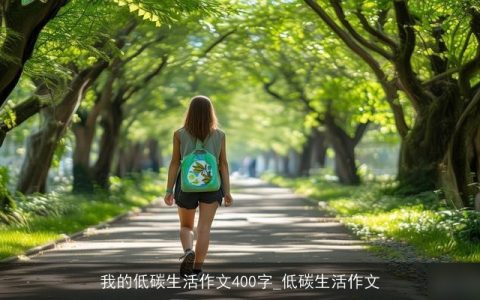 我的低碳生活作文400字_低碳生活作文