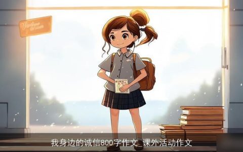 我身边的诚信800字作文_课外活动作文