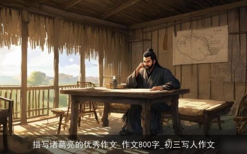 描写诸葛亮的优秀作文_作文800字_初三写人作文