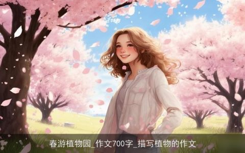 春游植物园_作文700字_描写植物的作文